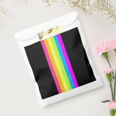 Retro Stripes Fungenhaken (Black & Neon Multi) Geschenktütchen (Versiegelt)