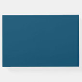 Retro Stripes Guest Book (Navy Blue Multi) Gästebuch (Rückseite)