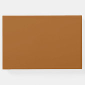 Retro Stripes Guest Book (Orange Multi) Gästebuch (Rückseite)