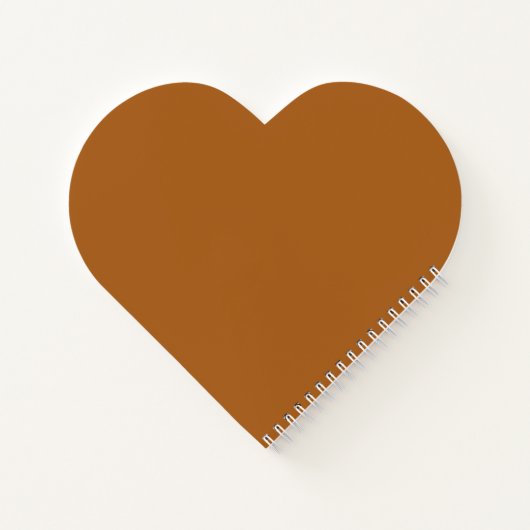 Retro Stripes Heart Notebook (Orange Multi) Notizblock (Rückseite)