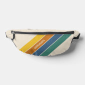 Retro Stripes Monogramm Bauchtasche (Ablage )