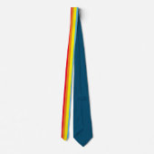 Retro Stripes Neck Tie (Navy Blue Multi) Krawatte (Rückseite)