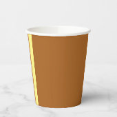 Retro Stripes Paper Cups (Orange Multi) Pappbecher (Links)