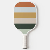 Retro Stripes Pickleball Paddel Pickleball Schläger (Rückseite)