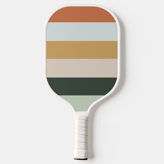 Retro Stripes Pickleball Paddel Pickleball Schläger (Rückseite)