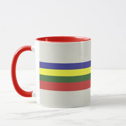 Retro Stripes-Tasse Tasse (Links)