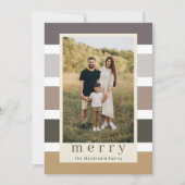 Retro Stripes Weihnachten 4 Foto (Vorderseite)