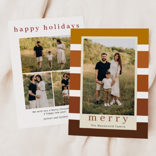 Retro Stripes Weihnachten 4 Foto