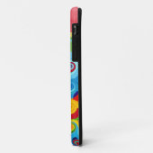 Retro Strudel-buntes Grafikdesign Case-Mate iPhone Hülle (Hinten/Links)