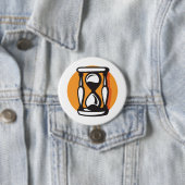 Retro-Stundenglas-Timer Minimalistische Zeit Button (Beispiel)