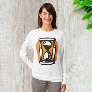 Retro-Stundenglas-Timer Minimalistische Zeit T-Shirt