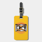 Retro-Stundenglas-Zeit Minimalistisch Gepäckanhänger (Vorderseite vertikal)