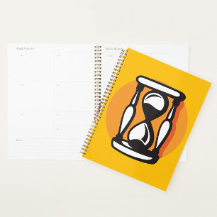 Retro-Stundenglas-Zeit Minimalistisch Planer
