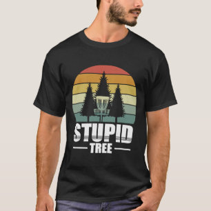 Retro Stupid Tree Disk Golf Player 2 T-Shirt