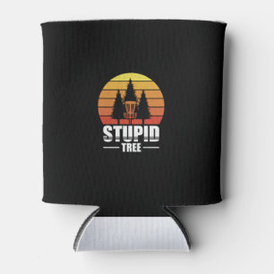 Retro Stupid Tree Golf Shirt Golf Lover Geschenk Dosenkühler