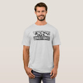 Retro-Style "Air Conditioned"-T-Shirt mit Distress T-Shirt (Vorne ganz)