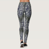 Retro Style Antique Glass Patches Leggings (Rückseite)