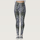 Retro Style Antique Glass Patches Leggings (Vorderseite)
