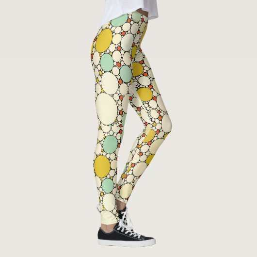 Retro Style Art Graphic Leggings (Rechts)