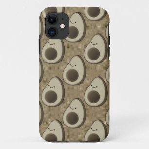Retro-Style Avocado-Muster iPhone 11 Hülle