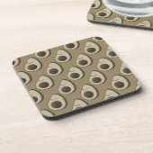 Retro-Style Avocado-Muster Untersetzer (Linke Seite)