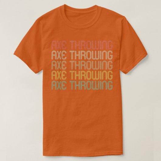 Retro Style Ax Throdesign T-Shirt (Design vorne)