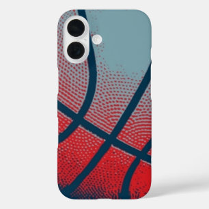 Retro Style Basketball Pop Kunst iPhone 16 Hülle