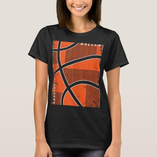 Retro Style Basketball Spielkids Boys 10-12 12- T-Shirt (Vorderseite)