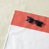 Retro Style Beach Crew Customizable Strandtuch (Beispiel)