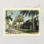 Retro Style Beverly Hills Postcard! Postkarte (Vorderseite)