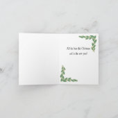 Retro-Style "Biketour People" Weihnachtskarte Feiertagskarte (Innenseite)