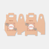 Retro Style Blume Baby Showbox Geschenkschachtel (Ungefaltet)