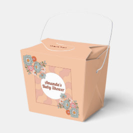 Retro Style Blume Baby Showbox Geschenkschachtel