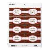 Retro Style Business Labels (Vorne)