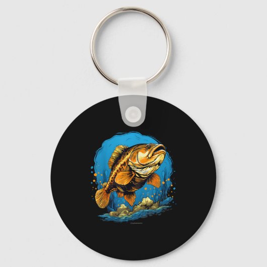 Retro Style Calico B  Schlüsselanhänger (Vorderseite)