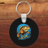 Retro Style Calico B  Schlüsselanhänger (Vorderseite)