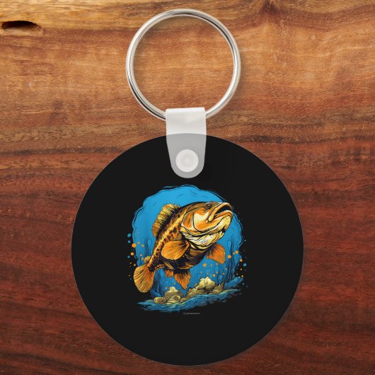 Retro Style Calico B Schlüsselanhänger (Vorderseite)