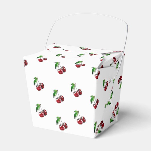 Retro Style Cherries Candy Box Geschenkschachtel (Vorderseite)