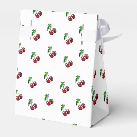 Retro Style Cherries Candy Box Geschenkschachtel (Rückseite)