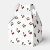 Retro Style Cherries Candy oder Cupcake Box Geschenkschachtel (Rückseite)