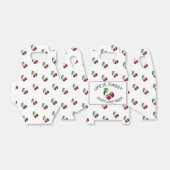 Retro Style Cherries Candy oder Cupcake Box Geschenkschachtel (Ungefaltet)