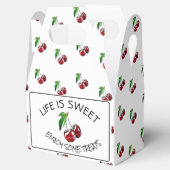 Retro Style Cherries Candy oder Cupcake Box Geschenkschachtel (Geöffnet)