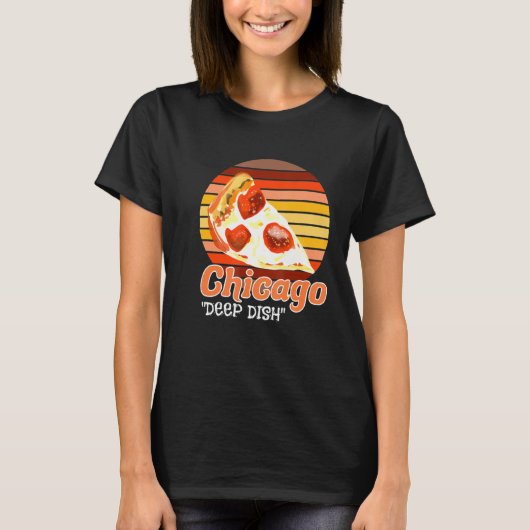 Retro Style Chi Town Zuhause Windy City Chicago De T-Shirt (Vorderseite)