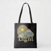 Retro Style Christlich Faith Sunshine Clouds Light Tasche (Vorderseite)