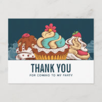 Retro Style Cupcakes Sweet Dessert Danke