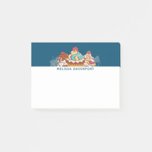 Retro Style Cupcakes Sweet Dessert Post-it Klebezettel