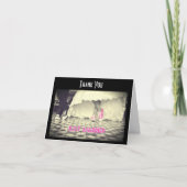 Retro Style Diner Wedding Couple Danke (Vorderseite)