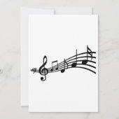 Retro Style Disco Brautparty Einladung (Rückseite)