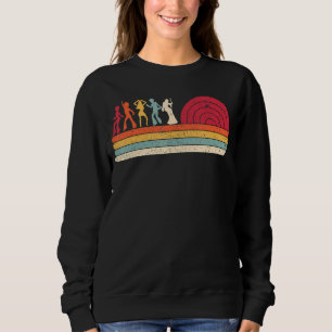 Retro Style Disco Dancing 70er Themed Costum Sweatshirt