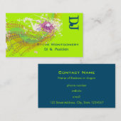 Retro Style Dj und Musiker Visitenkarte (Vorne/Hinten)